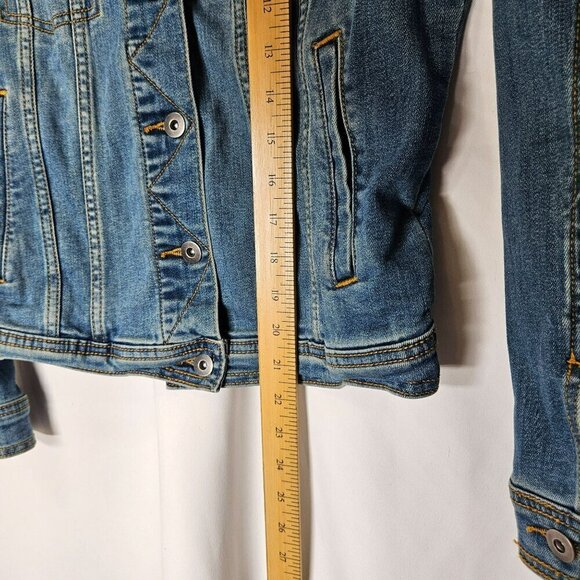 PrAna Women's Denim Jacket Button up Classic Jean‎ Size S - Picture 7 of 9